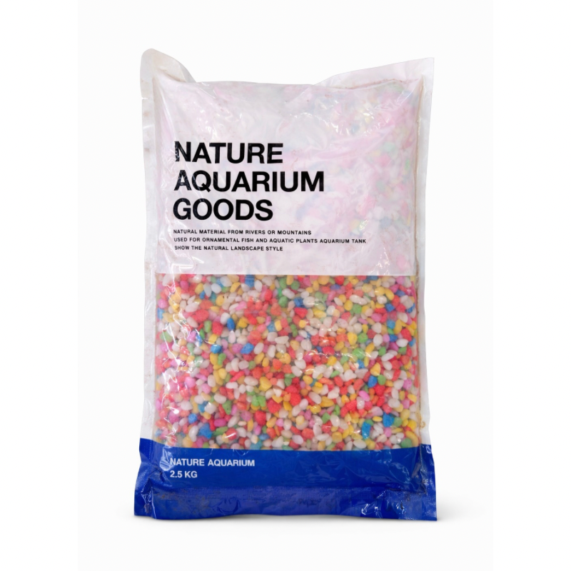 حصى طبيعي ملون