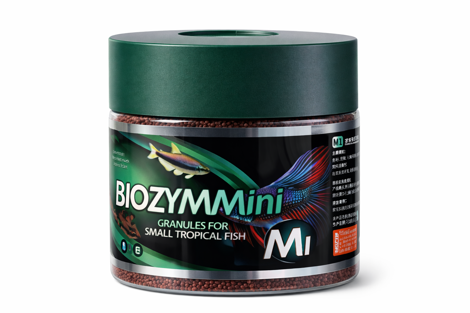 بيوزيم M1 حبيبات للأسماك الاستوائية الصغيرة